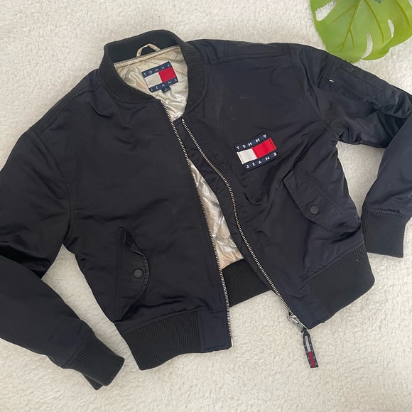 RARE Tommy Jeans 90s Insulated Bomber Jacket - Picture 2 of 9
